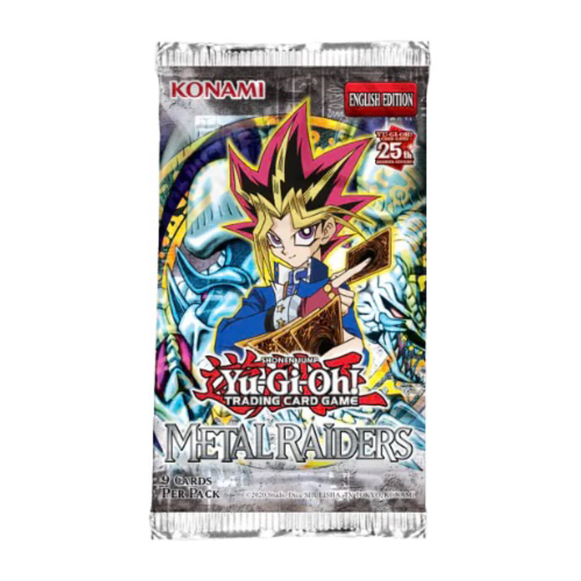 Yu-Gi-Oh! Konami 25th Anniversary Metal Raiders Booster Pack