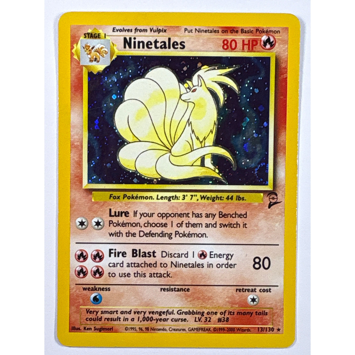 Ninetales Holo With Swirl* Rare 13/130 | Local Legends Cards & Collectibles