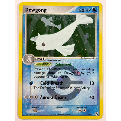 Dewgong Reverse Holo Rare 3/112 | Local Legends Cards & Collectibles