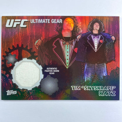 2010 Topps Ultimate Tim “Skyskrape” Katz Ultimate Gear Relic Refractor /88