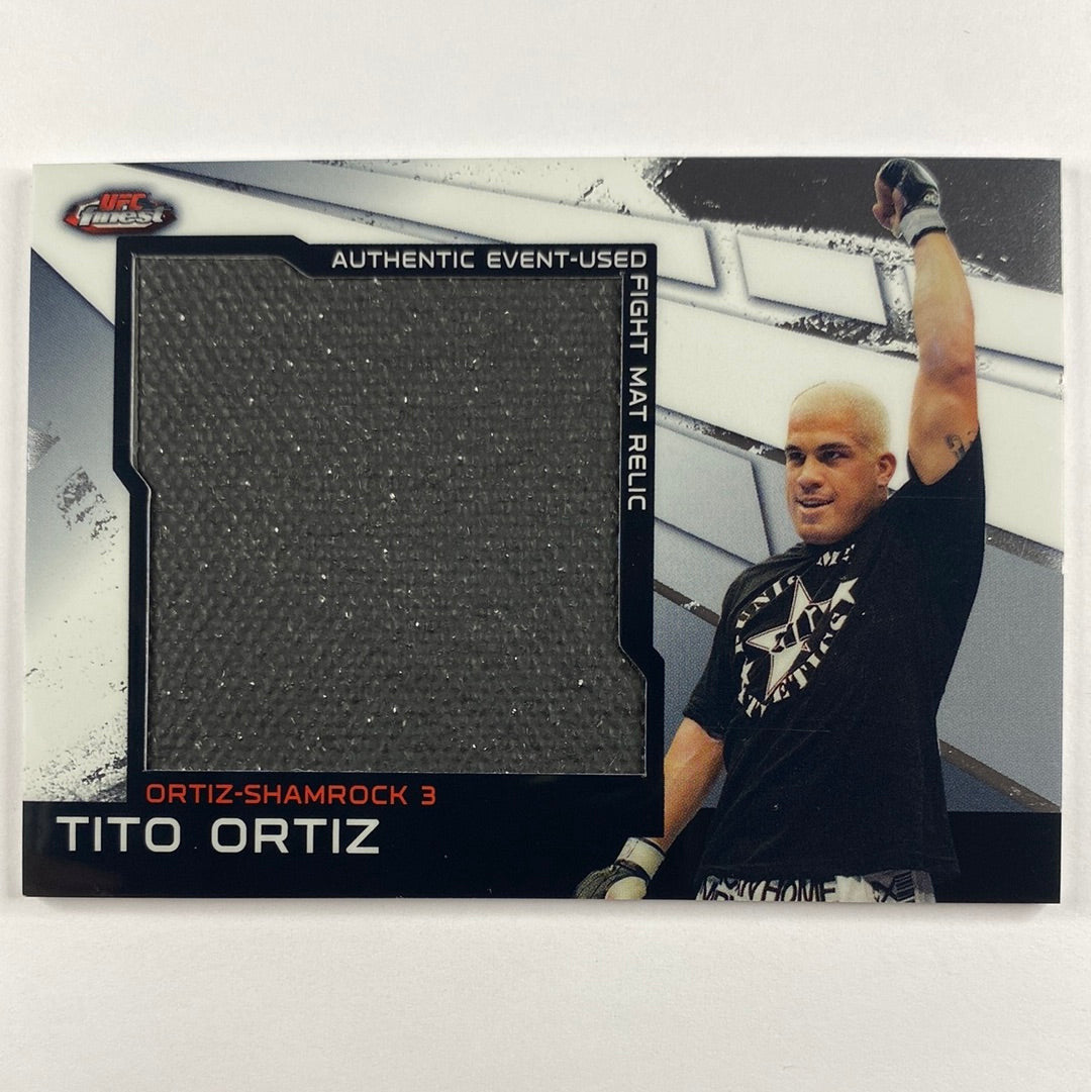 2011 Topps Finest Tito Ortiz Jumbo Mat Relic From Ortiz/Shamrock 3