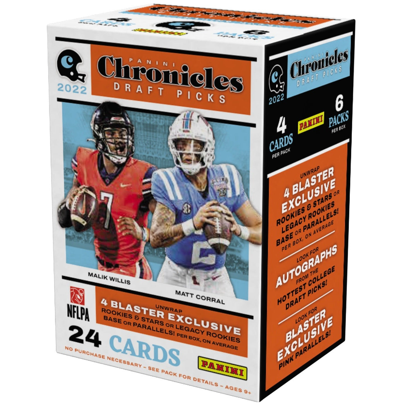 2022 Panini Chronicles Draft Picks Football Blaster Box