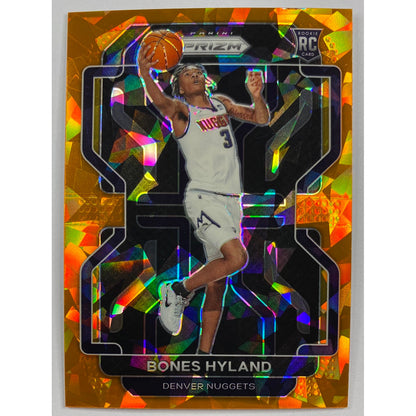 2021-22 Panini Prizm Bones Hyland Orange Cracked Ice Prizm RC | Local Legends Cards & Collectibles