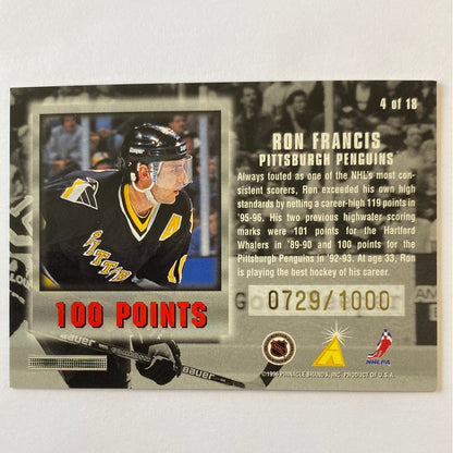 1996-97 Pinnacle Summit Ron Francis Untouchables /1000