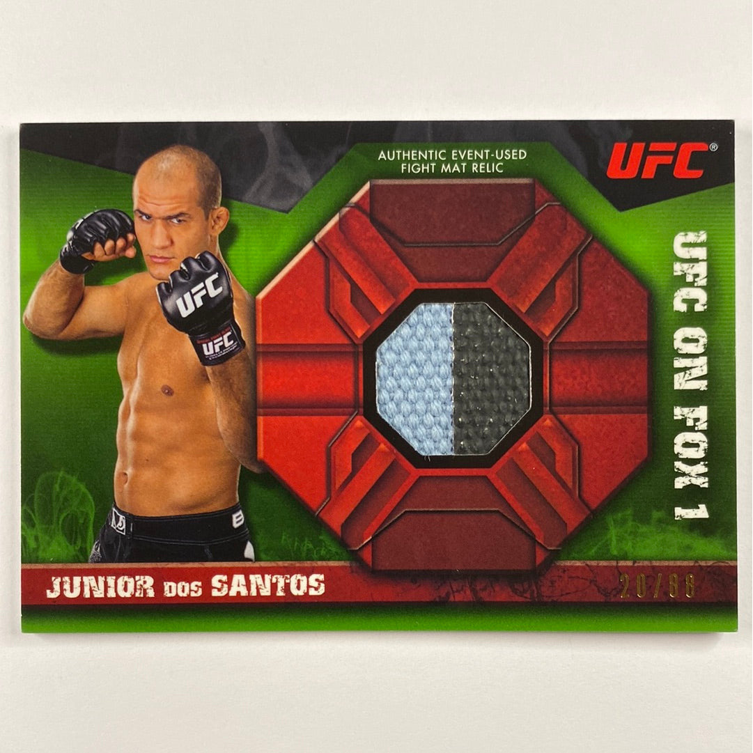 2013 Topps Knockout Junior Dos Santos Emerald Mat Relic /88