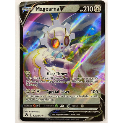 Magearna V Full Art Ultra Rare 128/195