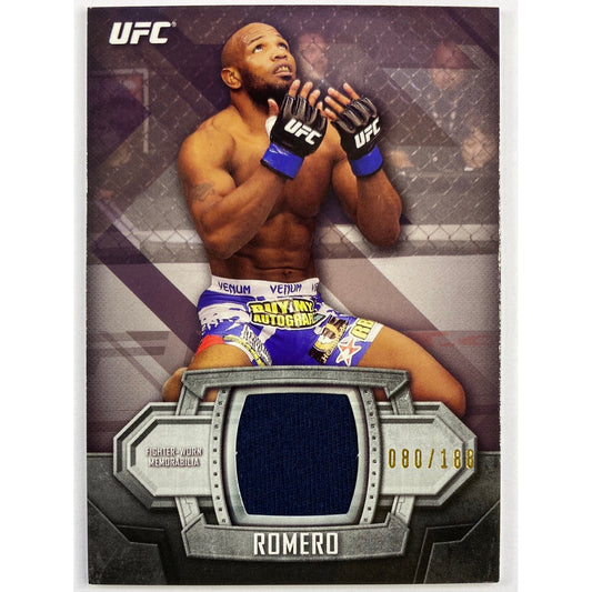 2014 Topps Knockout Yoel Romero Fight Worn Relic /188