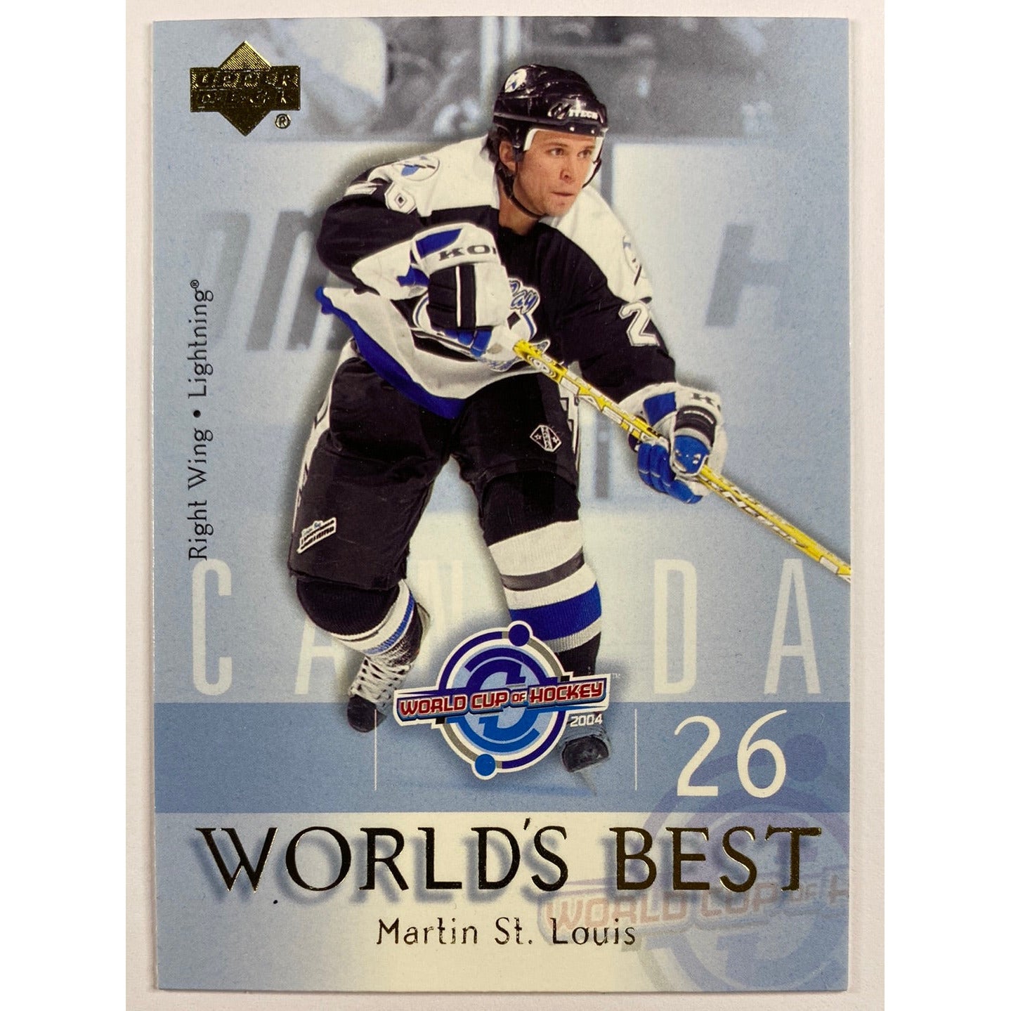 2004-05 Upper Deck Martin St Louis Worlds Best