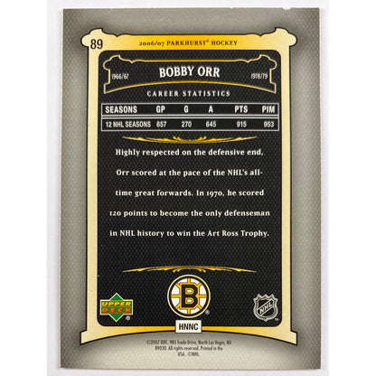 2006-07 Parkhurst Bobby Orr