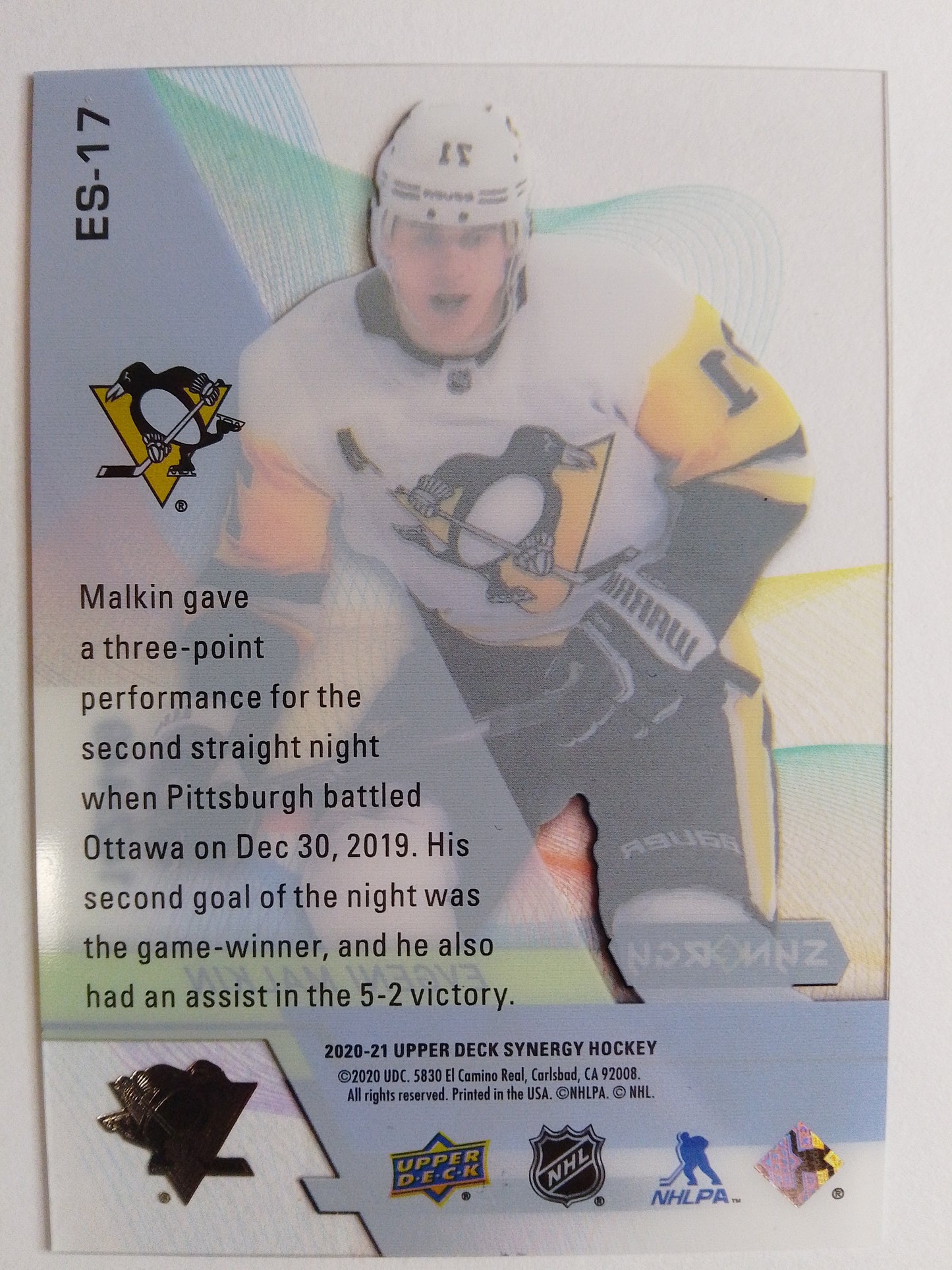 2020-21 Exceptional Stars Evgeni Malkin /449