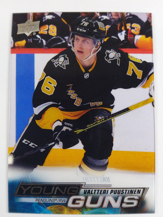 2022-23 Series 1 Valtteri Puustinen Young Guns Clear Cut