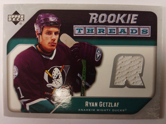 2005-06 Rookie Threads Ryan Getzlaf Jersey Patch