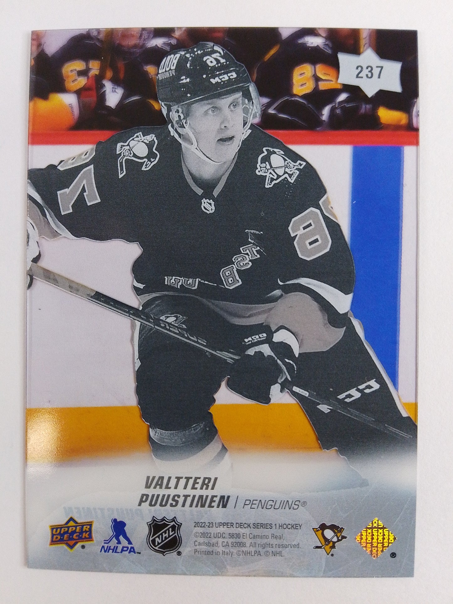 2022-23 Series 1 Valtteri Puustinen Young Guns Clear Cut