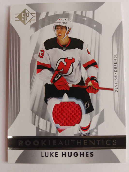 2023-24 SP Rookie Authentics Luke Hughes Jersey Patch