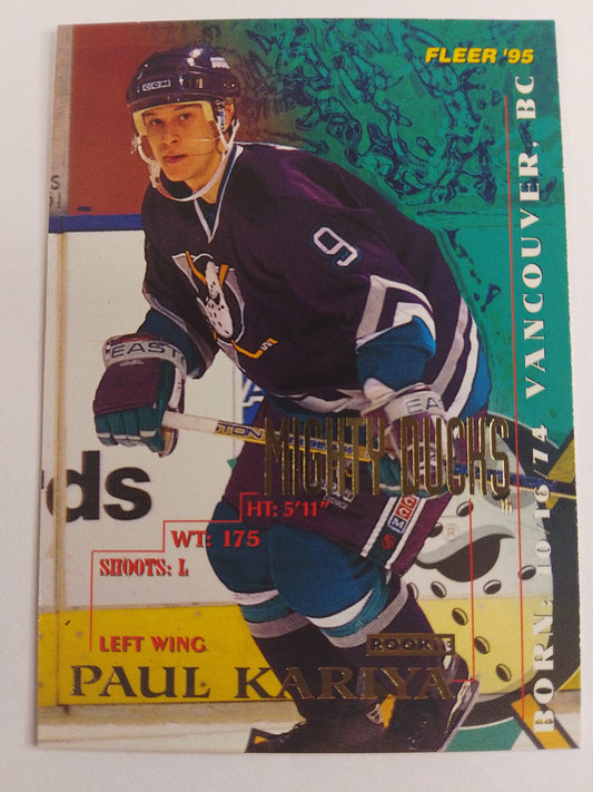 1995-96 Fleer Paul Kariya RC