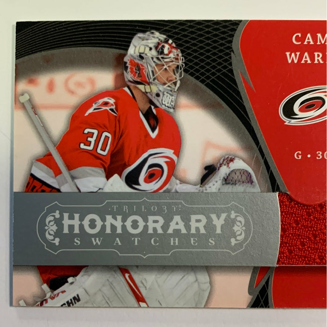 2007-08 Trilogy Cam Ward Honorary Swatches