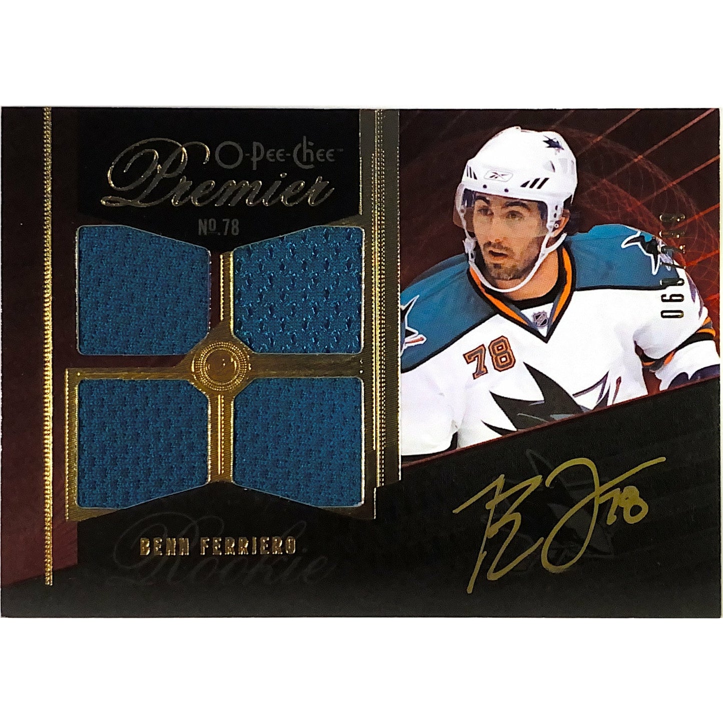 2009-10 O-Pee-Chee Premier Benn Ferriero RPA /299 | Local Legends Cards & Collectibles