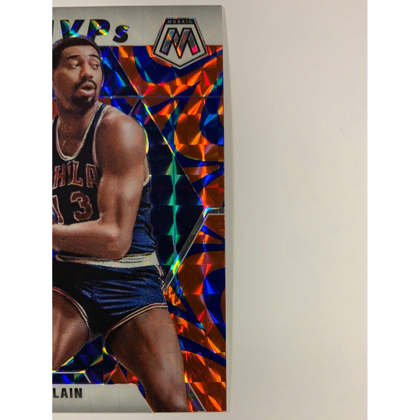 2019-20 Mosaic Wilt Chamberlain Blue Reactive Prizm