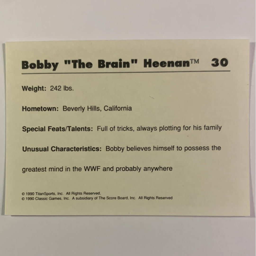 1990 Titan Sports Bobby “The Brain” Heenan