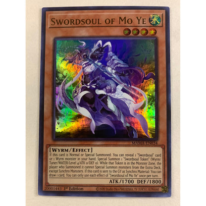 Swordsoul of Mo Ye Ultra Rare MAMA-EN034 | Local Legends Cards & Collectibles