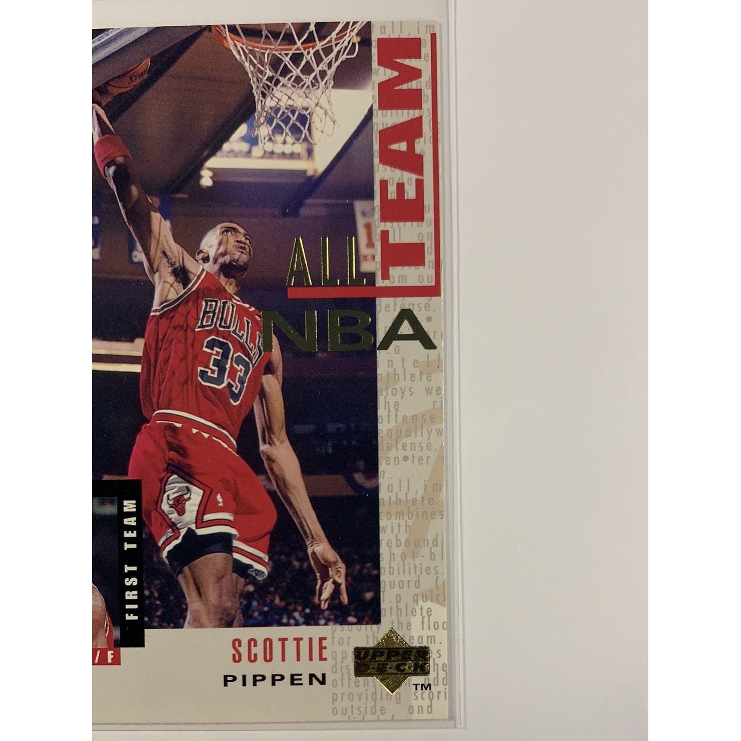  1994-95 Upper Deck Scottie Pippen All NBA Team  Local Legends Cards & Collectibles