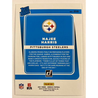 2021 Donruss Najee Harris Rated Rookie