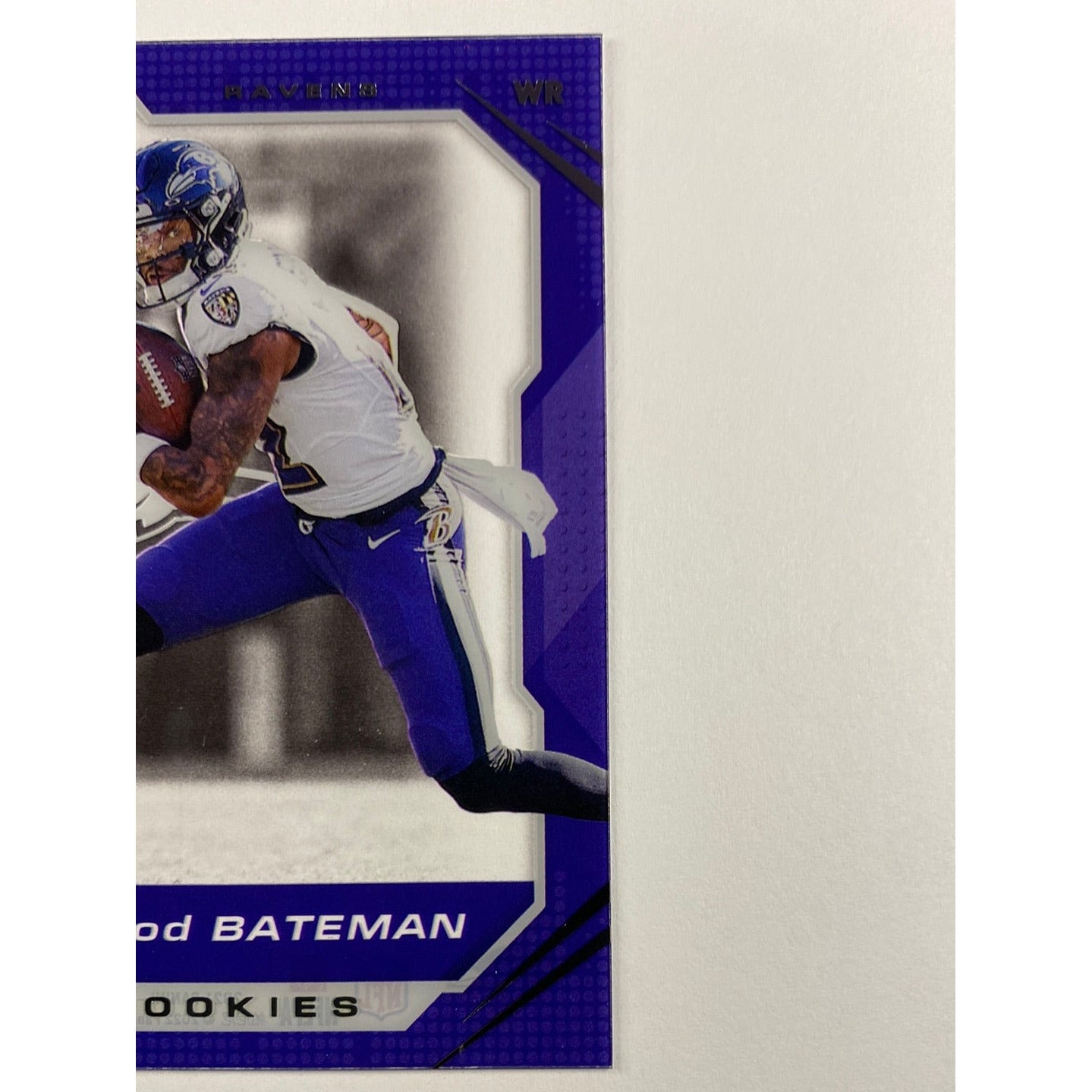 2021 Chronicles Playoff Momentum Rashod Bateman Acetate RC