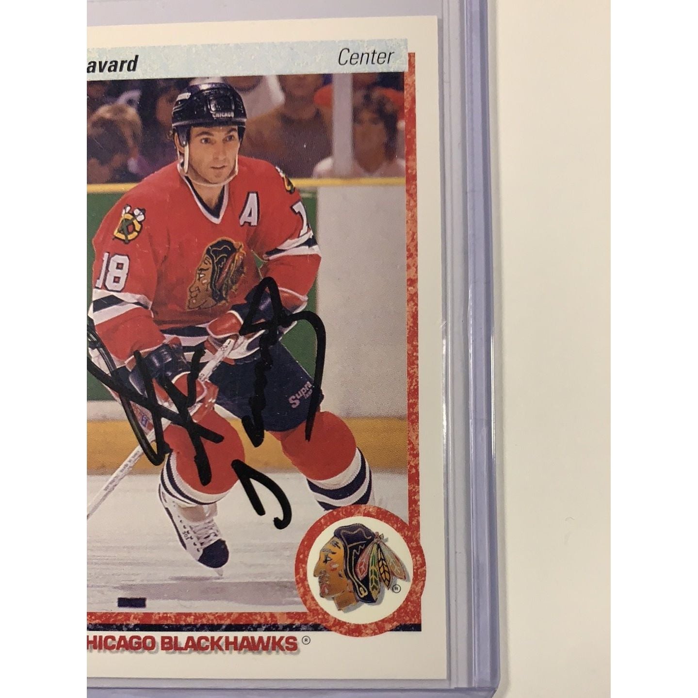  1990-91 Upper Deck Denis Savard In Person Auto  Local Legends Cards & Collectibles