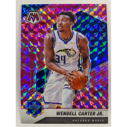 2020-21 Mosaic Wendell Carter Jr. Pink Camo Prizm