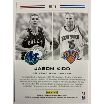  2019-20 Illusions Career Lineage Jason Kidd  Local Legends Cards & Collectibles