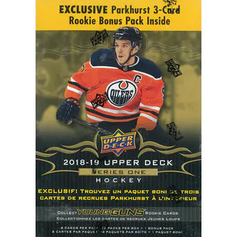 2018-19 Upper Deck Series 1 NHL Hockey Mega Box