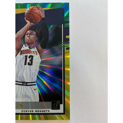 2020-21 Donruss RJ Hampton Green And Yellow Laser