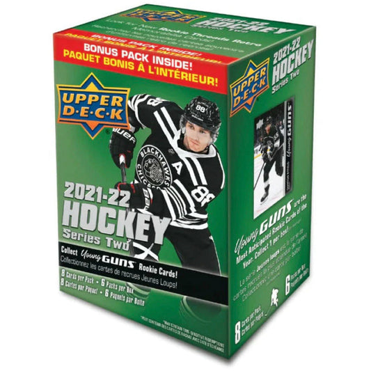 2021-22 Upper Deck Series 2 NHL Hockey Blaster Box