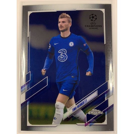  2021 Topps Chrome UEFA Champions League Timo Werner Base #25  Local Legends Cards & Collectibles