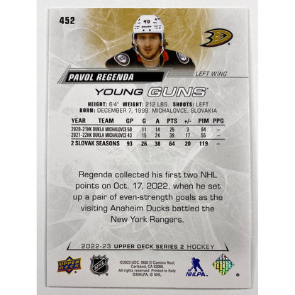 2022-23 Series 2 Pavel Regenda Young Guns