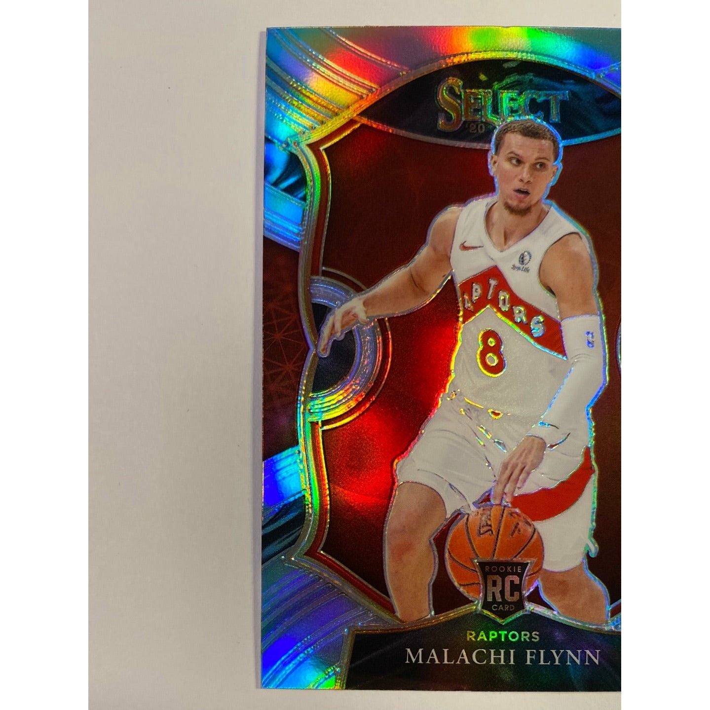 2020-21 Select Malachi Flynn Concourse Level Silver Holo Prizm RC