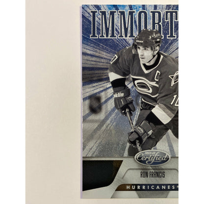 2011-12 Panini Certified Immortals Ron Francis