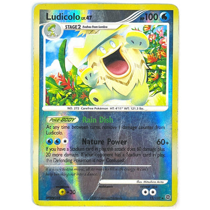 Secret Wonders Ludicolo Rare Reverse Holo 13/132 *PLAYED