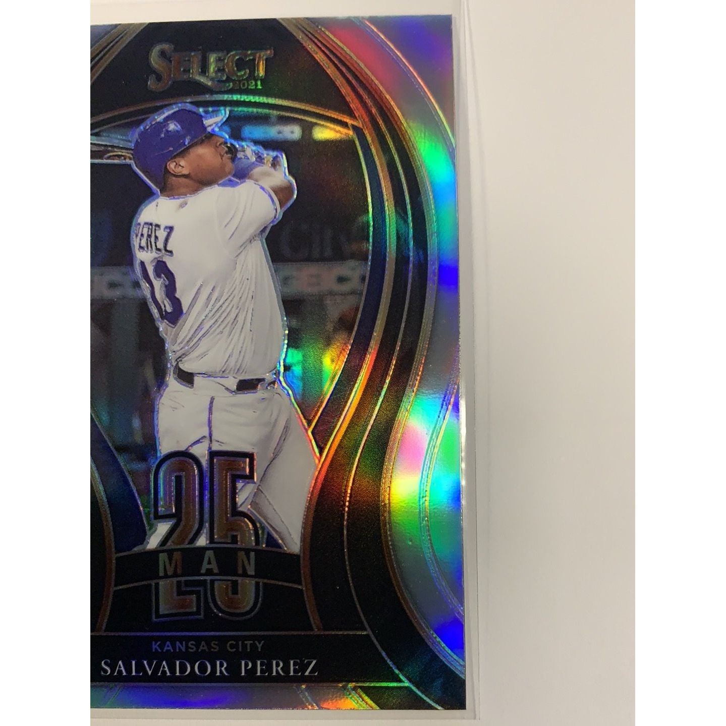  2021 Panini Select Salvador Perez 25 Man Silver Prizm  Local Legends Cards & Collectibles