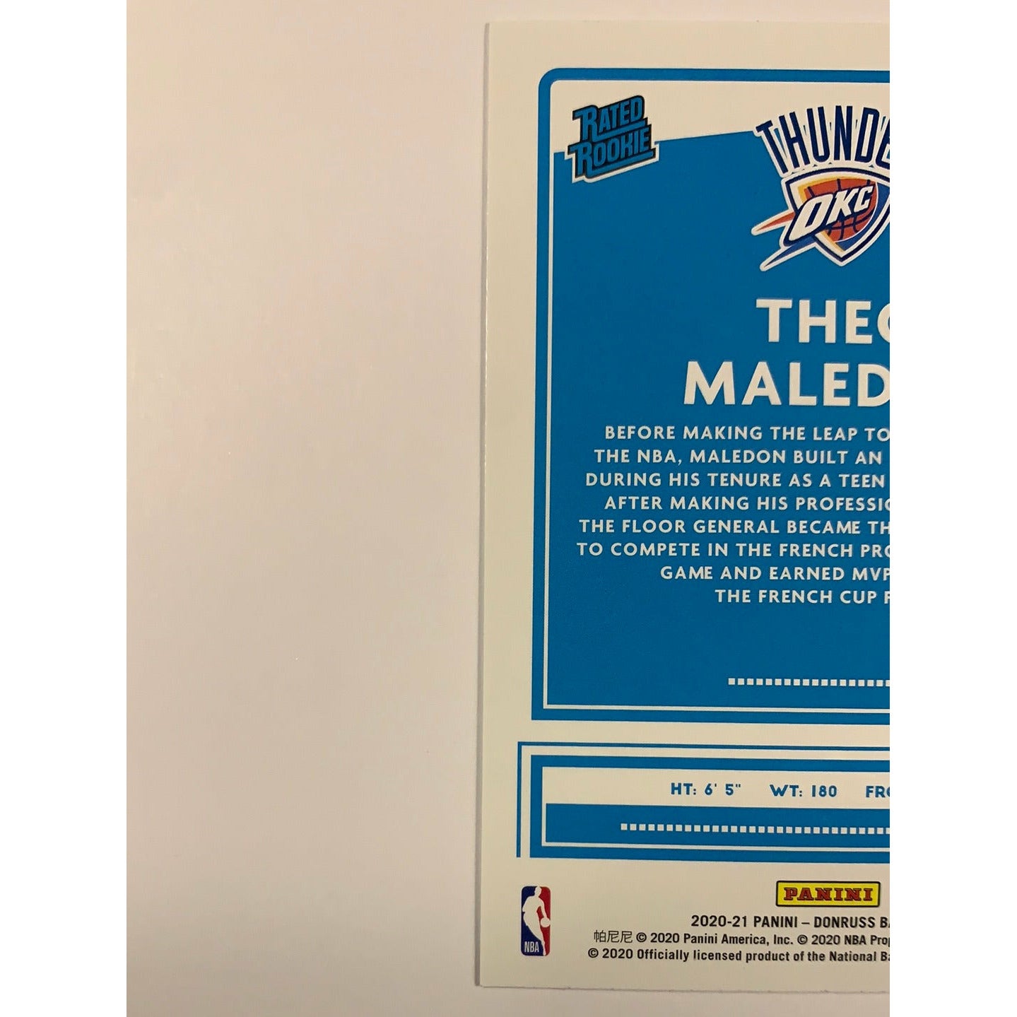  2020-21 Donruss Theo Maledon Rated Rookie  Local Legends Cards & Collectibles