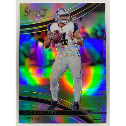 2017 Select Dak Prescott Field Level Silver Holo Prizm