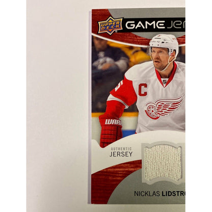  2012-13 Upper Deck Series 1 Nicklas Lidstrom UD Game Jersey  Local Legends Cards & Collectibles