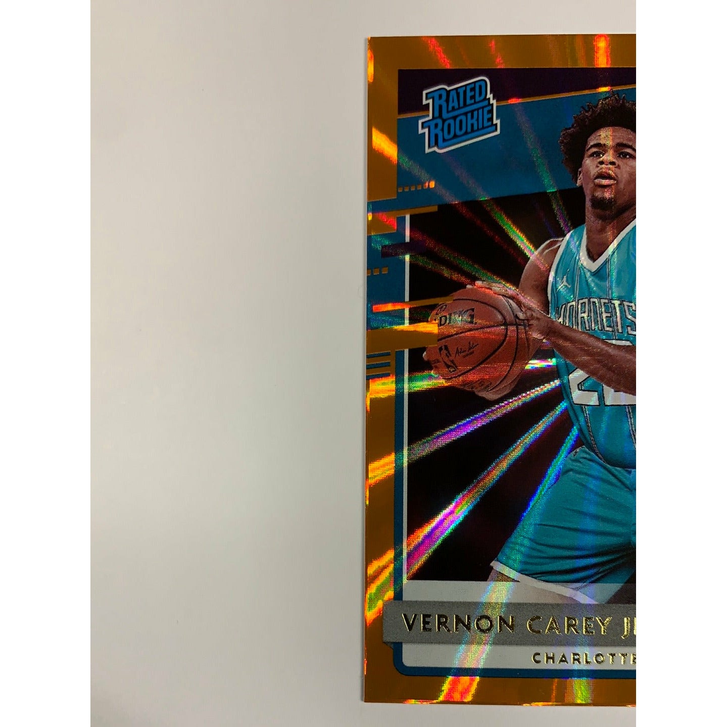 2020-21 Donruss Vernon Carey Jr Orange Laser Rated Rookie | Local Legends Cards & Collectibles