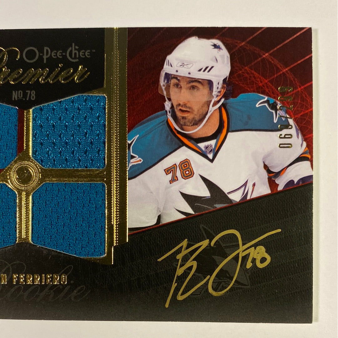 2009-10 O-Pee-Chee Premier Benn Ferriero RPA /299 | Local Legends Cards & Collectibles