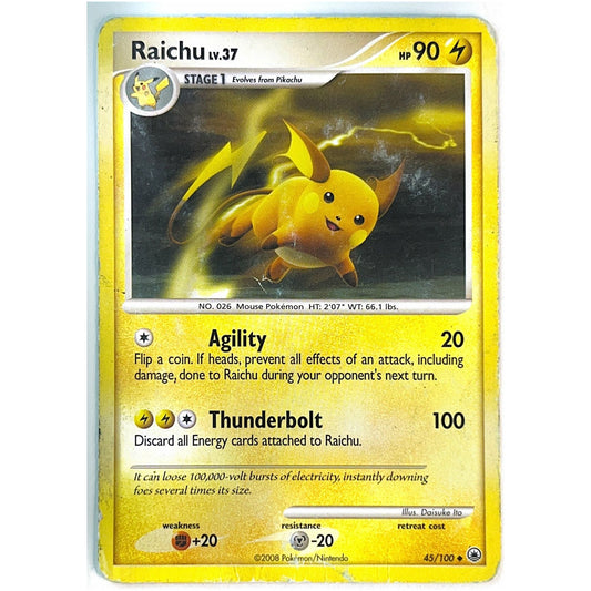 Majestic Dawn Raichu Uncommon Non-Holo 45/100 *PLAYED