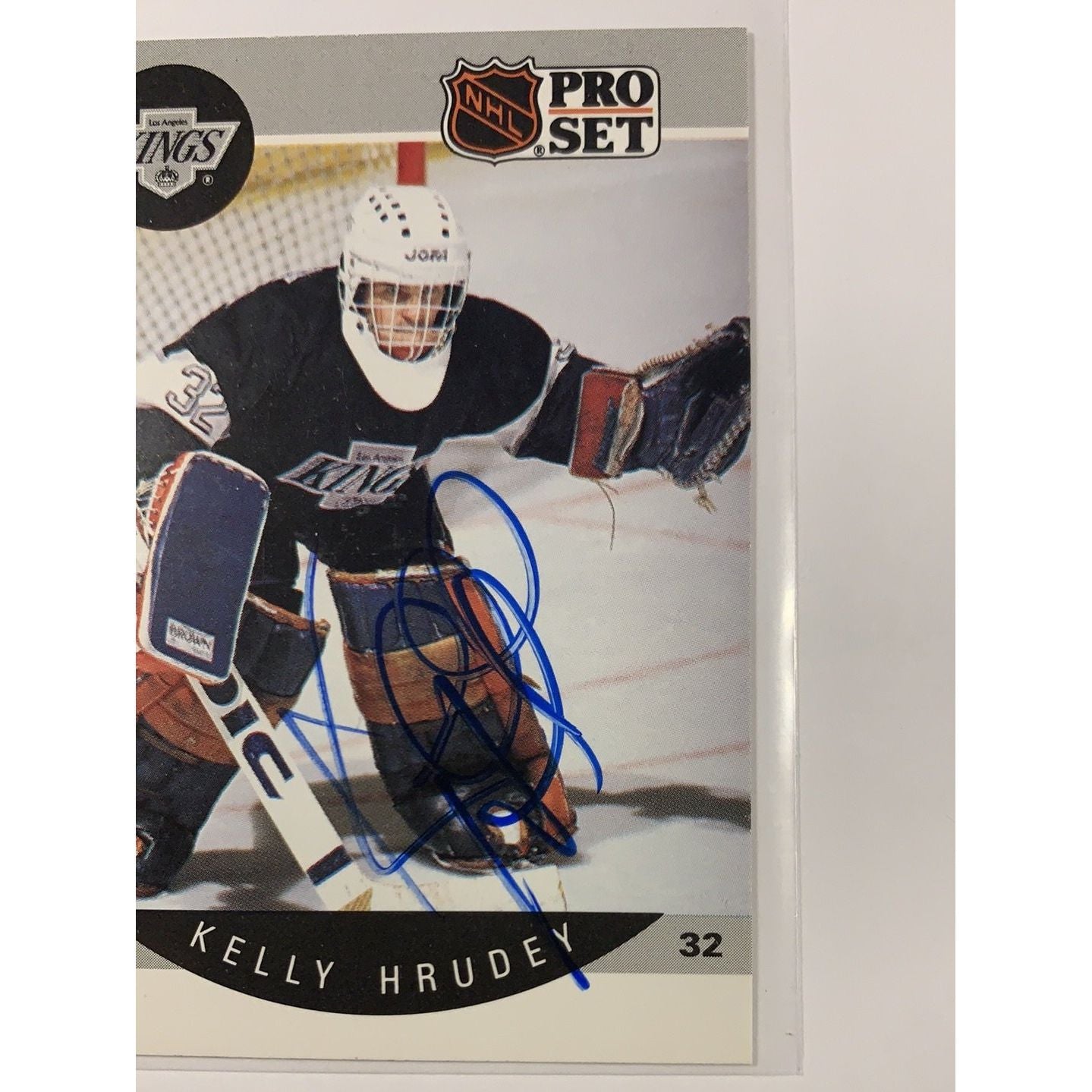  1990 Pro Set Kelly Hrudey In Person Auto  Local Legends Cards & Collectibles