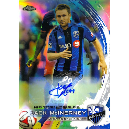 2014 Topps MLS Jack Mcinerney Auto Refractor