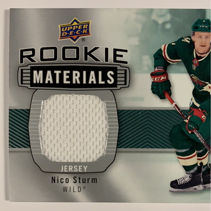  2019-20 Upper Deck Nico Sturm Rookie Materials  Local Legends Cards & Collectibles