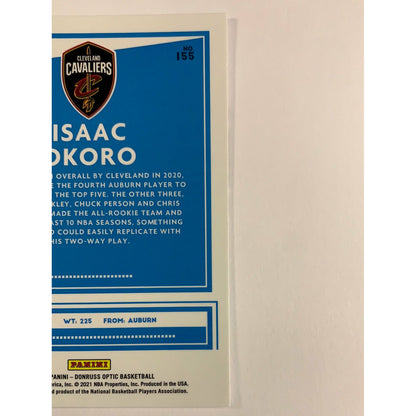 2020-21 Donruss Optic Isaac Okoro Rated Rookie