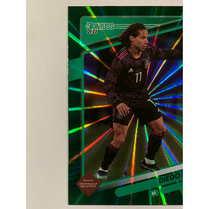 2021-22 Donruss Diego Lainez Green Laser